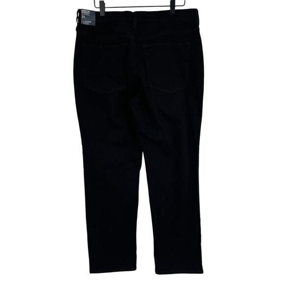 J.Crew Factory Essential Straight Jean in All-Day Stretch Black Size 31 NEW - Picture 6 of 6